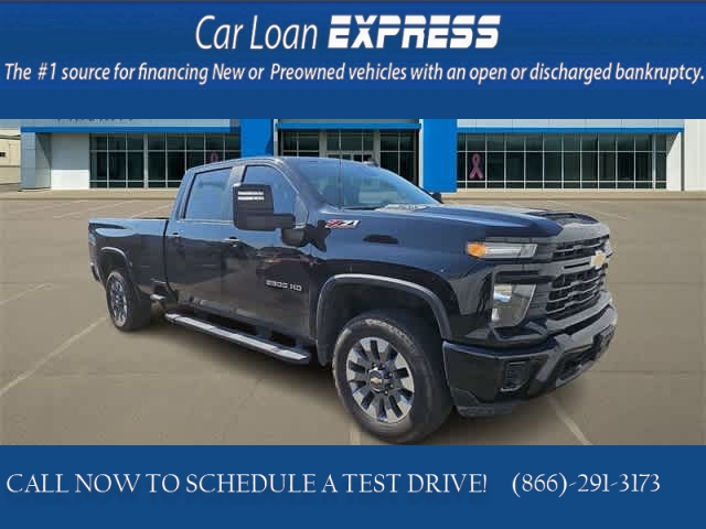 Used 2024  Chevrolet Silverado 2500HD 4WD Crew Cab 172" Custom at CarloanExpress.Com near Hampton, VA