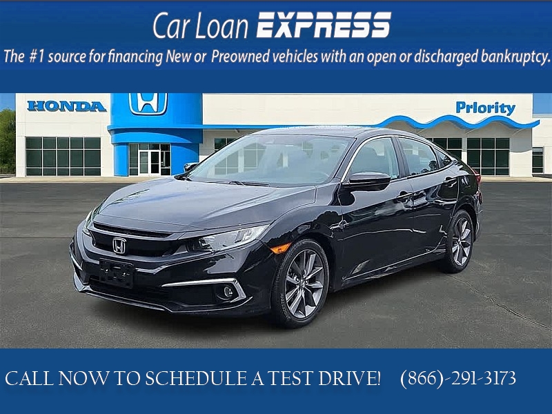 Used 2019  Honda Civic Sedan 4d EX-L at CarloanExpress.Com near Hampton, VA
