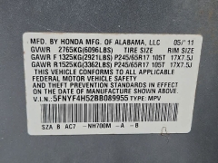 Used 2011  Honda Pilot 4d SUV 4WD EX-L at CarloanExpress&period;Com near Hampton&comma; VA