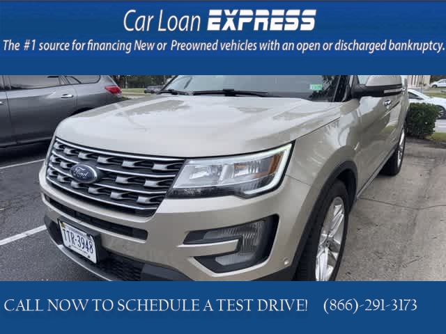 Used 2017  Ford Explorer 4d SUV FWD Limited at CarloanExpress.Com near Hampton, VA