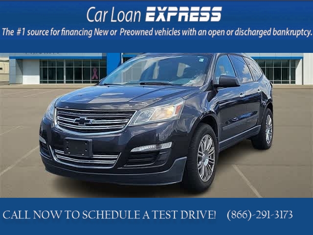 Used 2017  Chevrolet Traverse 4d SUV AWD LS at CarloanExpress.Com near Hampton, VA