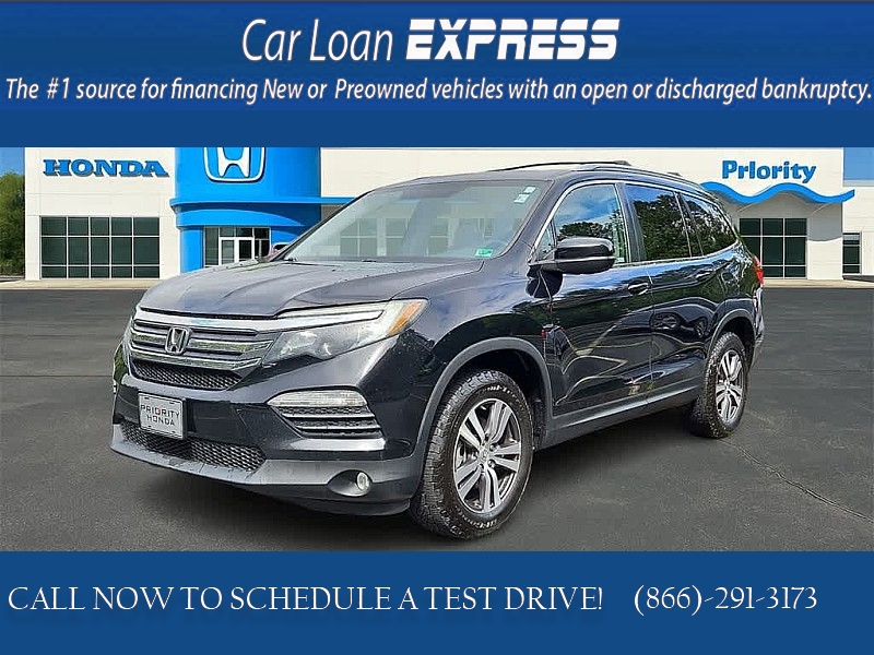 Used 2017  Honda Pilot 4d SUV AWD EX-L at CarloanExpress.Com near Hampton, VA