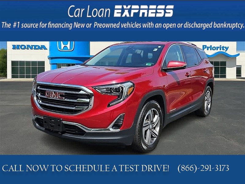 Used 2020  GMC Terrain 4d SUV FWD SLT 1.5L Turbo at CarloanExpress.Com near Hampton, VA