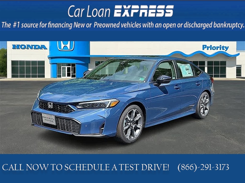 New 2025  Honda Civic Sedan Hybrid Sport Touring CVT at CarloanExpress.Com near Hampton, VA