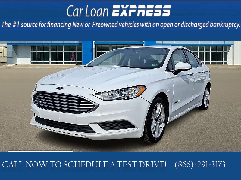 Used 2018  Ford Fusion Hybrid 4d Sedan S at CarloanExpress&period;Com near Hampton&comma; VA