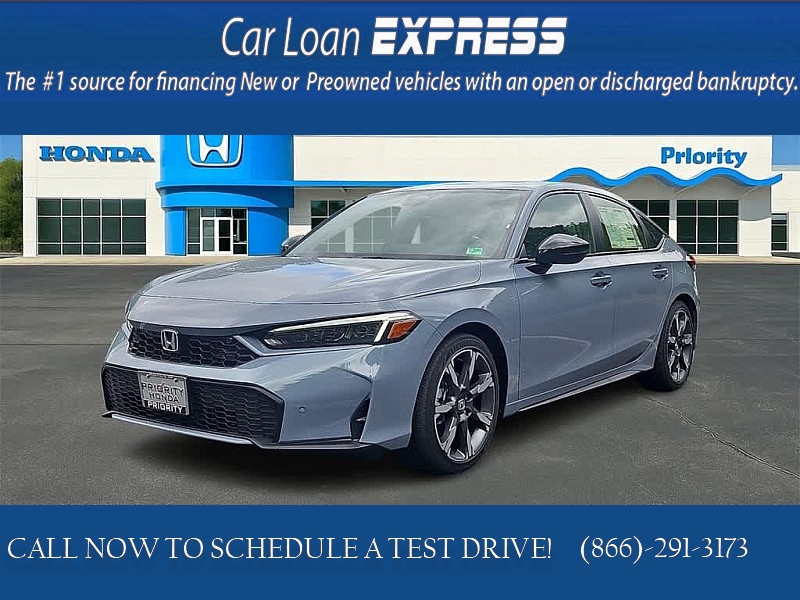 New 2025  Honda Civic Hatchback Hybrid Sport Touring CVT at CarloanExpress.Com near Hampton, VA