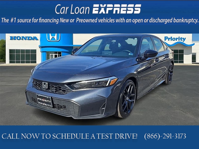 Used 2025  Honda Civic Sedan Sport CVT at CarloanExpress&period;Com near Hampton&comma; VA