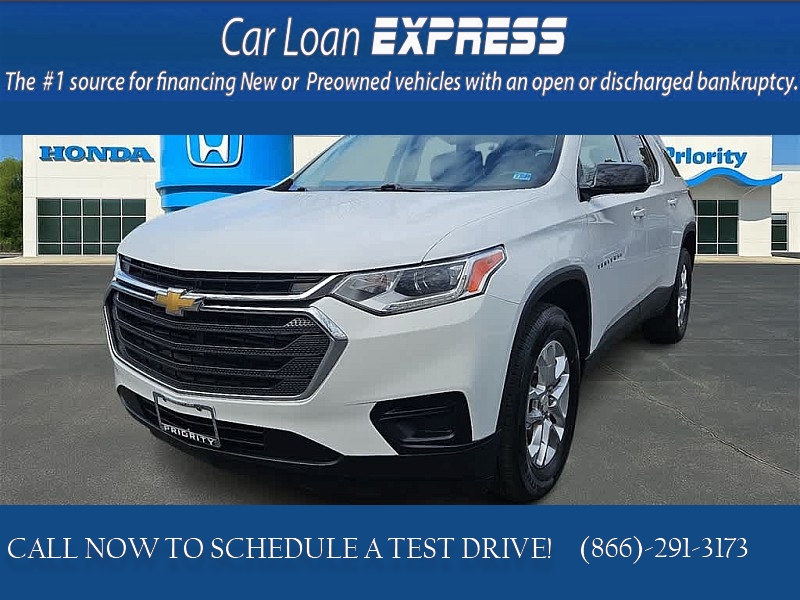 Used 2018  Chevrolet Traverse 4d SUV FWD LS w&sol;1LS at CarloanExpress&period;Com near Hampton&comma; VA