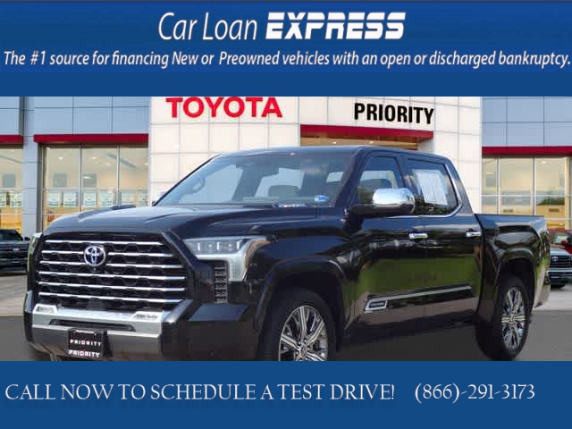 Used 2023  Toyota Tundra Hybrid 4WD Capstone CrewMax 5&period;5ft Bed at CarloanExpress&period;Com near Hampton&comma; VA