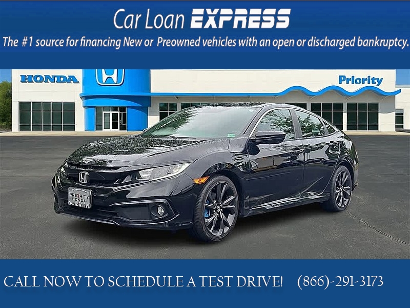Used 2020  Honda Civic Sedan 4d Sport CVT at CarloanExpress.Com near Hampton, VA