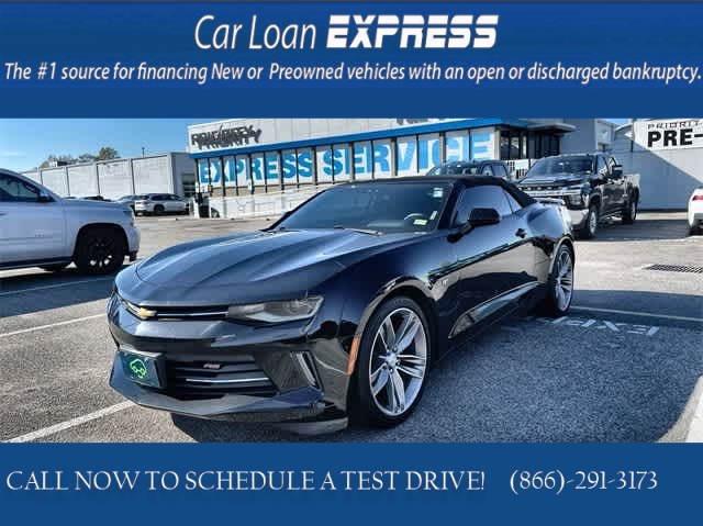 Used 2017  Chevrolet Camaro 2d Convertible LT1 Turbo at CarloanExpress.Com near Hampton, VA