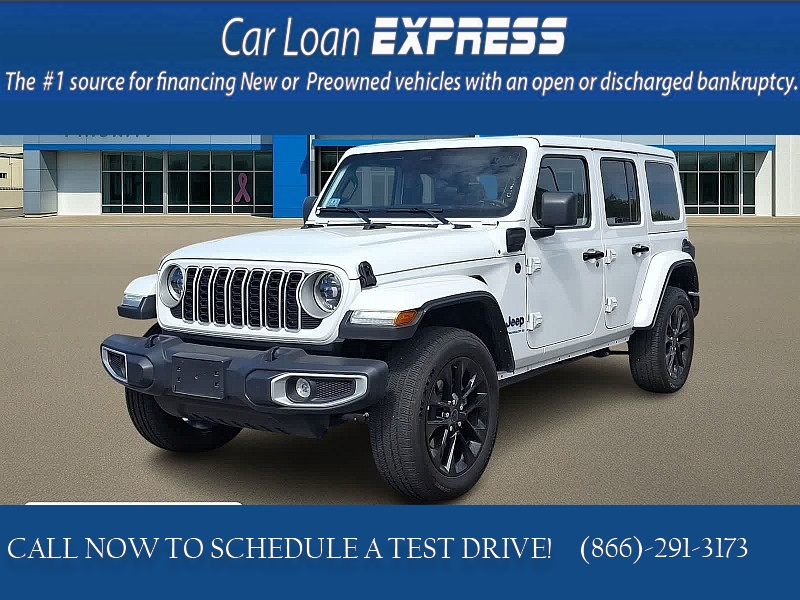 Used 2025  Jeep Wrangler 4xe Sahara 4x4 at CarloanExpress&period;Com near Hampton&comma; VA
