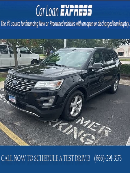 Used 2017  Ford Explorer 4d SUV 4WD XLT at CarloanExpress.Com near Hampton, VA
