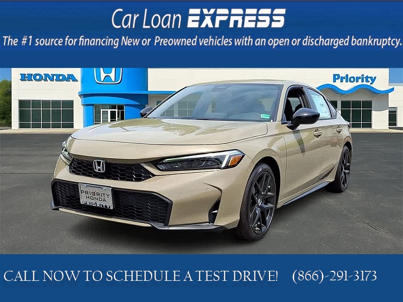 New 2025  Honda Civic Hatchback Hybrid Sport CVT at CarloanExpress.Com near Hampton, VA