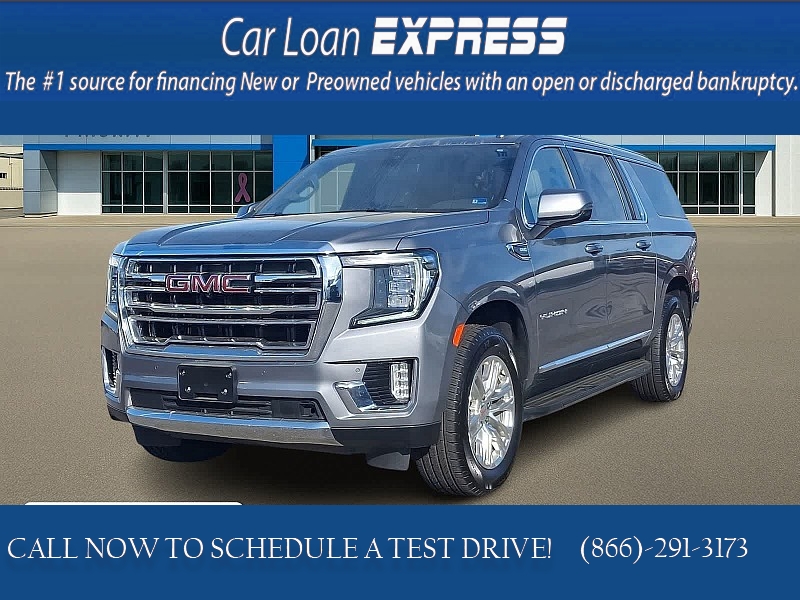 Used 2022  GMC Yukon XL 2WD 4dr SLT at CarloanExpress&period;Com near Hampton&comma; VA