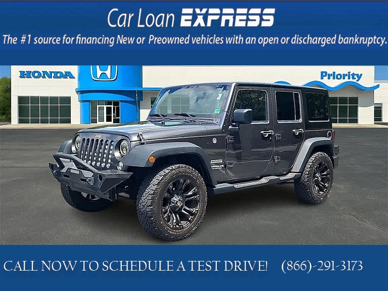 Used 2017  Jeep Wrangler Unlimited Sport 4x4 at CarloanExpress.Com near Hampton, VA