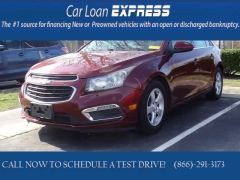 Used 2015  Chevrolet Cruze 4d Sedan LT w&sol;1LT Auto at CarloanExpress&period;Com near Hampton&comma; VA