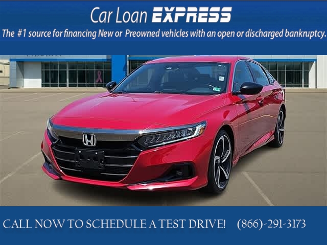Used 2022  Honda Accord Sedan Sport 1.5T CVT at CarloanExpress.Com near Hampton, VA