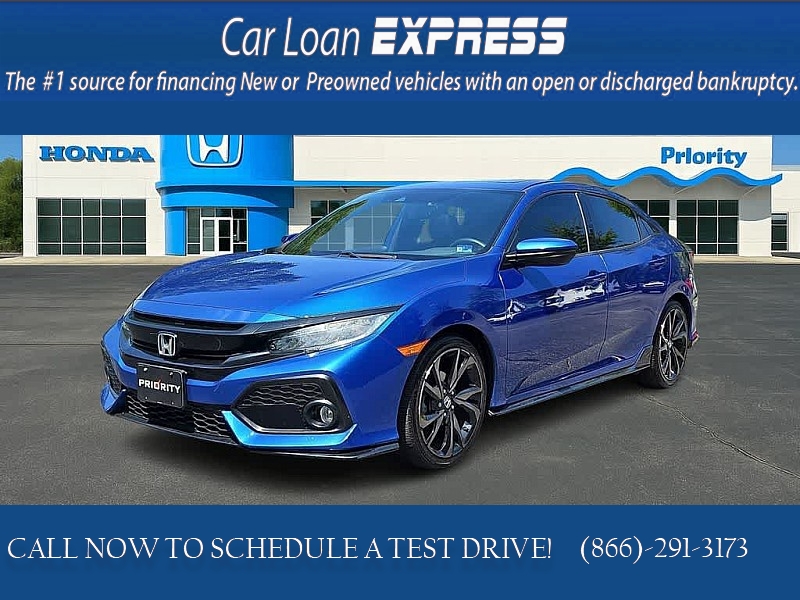 Used 2018  Honda Civic Hatchback 4d Sport Touring at CarloanExpress&period;Com near Hampton&comma; VA