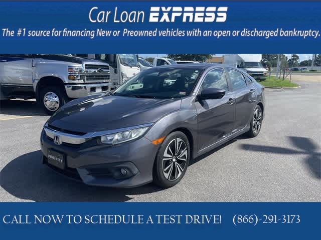 Used 2017  Honda Civic Sedan 4d EX-T CVT at CarloanExpress.Com near Hampton, VA