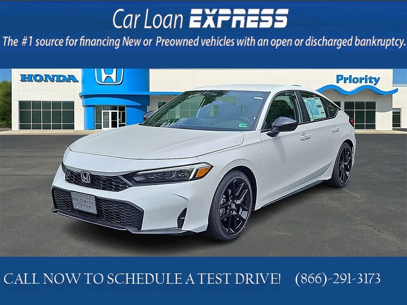 New 2025  Honda Civic Hatchback Sport CVT at CarloanExpress.Com near Hampton, VA