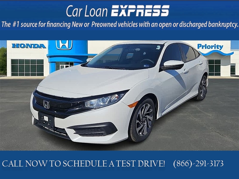 Used 2018  Honda Civic Sedan 4d EX at CarloanExpress&period;Com near Hampton&comma; VA