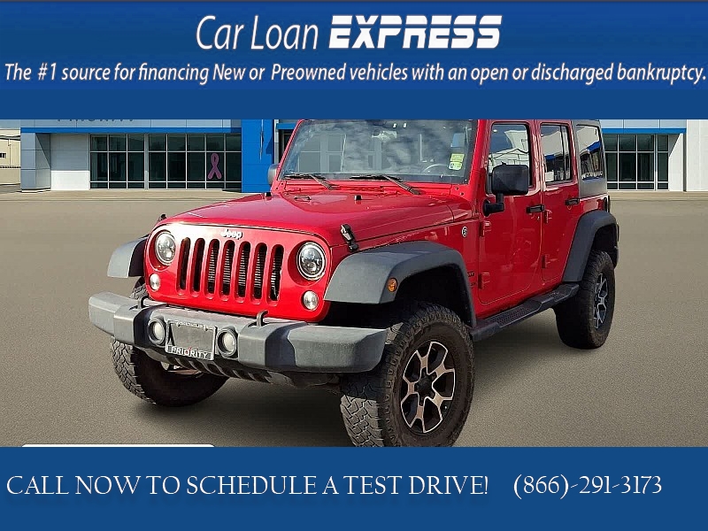Used 2017  Jeep Wrangler Unlimited Sport 4x4 at CarloanExpress&period;Com near Hampton&comma; VA