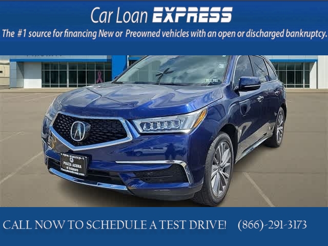 Used 2018  Acura MDX 4d SUV AWD Tech at CarloanExpress.Com near Hampton, VA