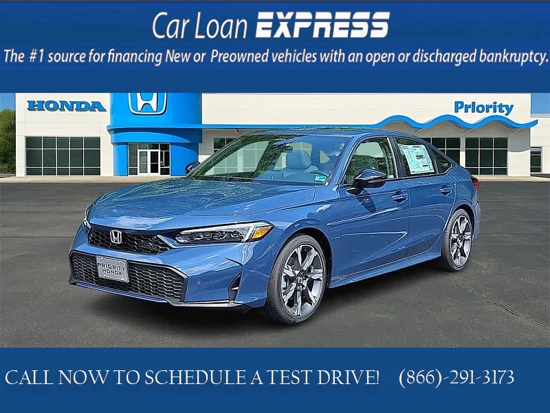 New 2025  Honda Civic Sedan Hybrid Sport Touring CVT at CarloanExpress.Com near Hampton, VA