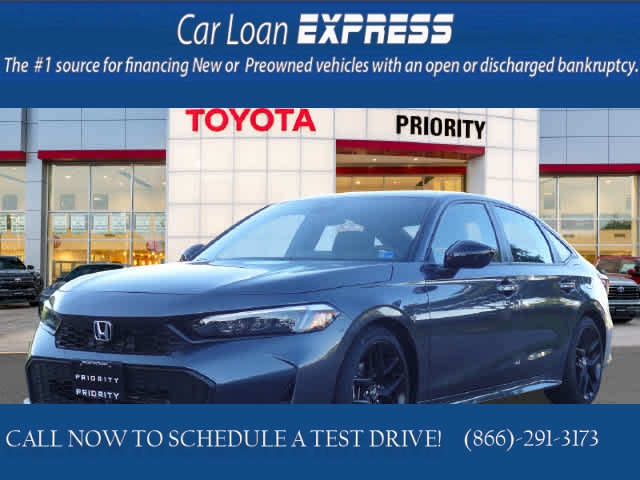 Used 2025  Honda Civic Sedan Sport CVT at CarloanExpress&period;Com near Hampton&comma; VA