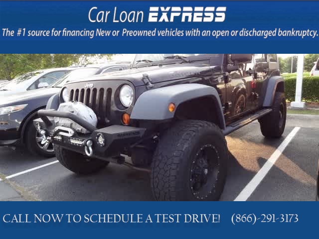 Used 2008  Jeep Wrangler Unlimited 4d Convertible 4WD Rubicon at CarloanExpress.Com near Hampton, VA