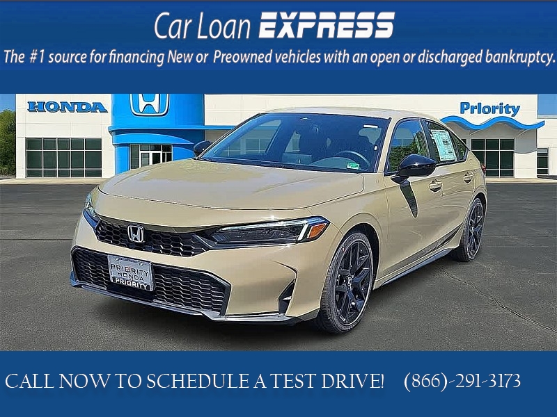 New 2025  Honda Civic Hatchback Sport CVT at CarloanExpress.Com near Hampton, VA