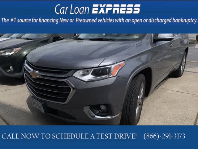 Used 2018  Chevrolet Traverse 4d SUV FWD Premier at CarloanExpress.Com near Hampton, VA