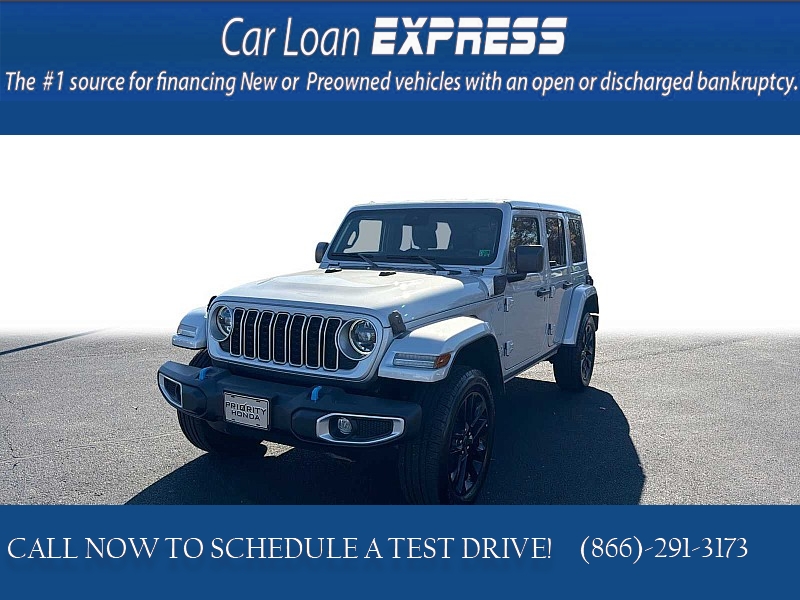 Used 2024  Jeep Wrangler 4xe Sahara 4x4 at CarloanExpress&period;Com near Hampton&comma; VA