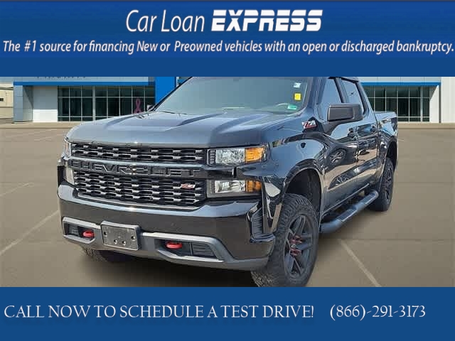Used 2019  Chevrolet Silverado 1500 4WD Crew Cab 147" Custom Trail Boss at CarloanExpress.Com near Hampton, VA
