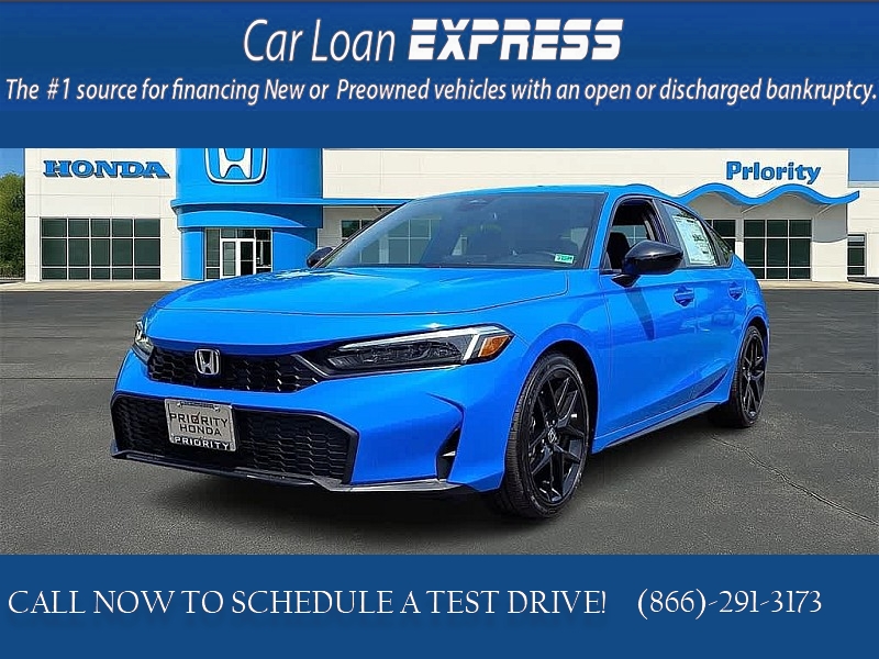 New 2025  Honda Civic Hatchback Sport CVT at CarloanExpress.Com near Hampton, VA