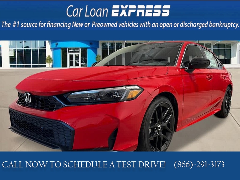 New 2025  Honda Civic Sedan Sport CVT at CarloanExpress.Com near Hampton, VA