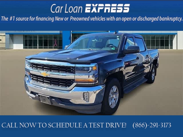 Used 2017  Chevrolet Silverado 1500 2WD Crew Cab 143.5" LT w/1LT at CarloanExpress.Com near Hampton, VA