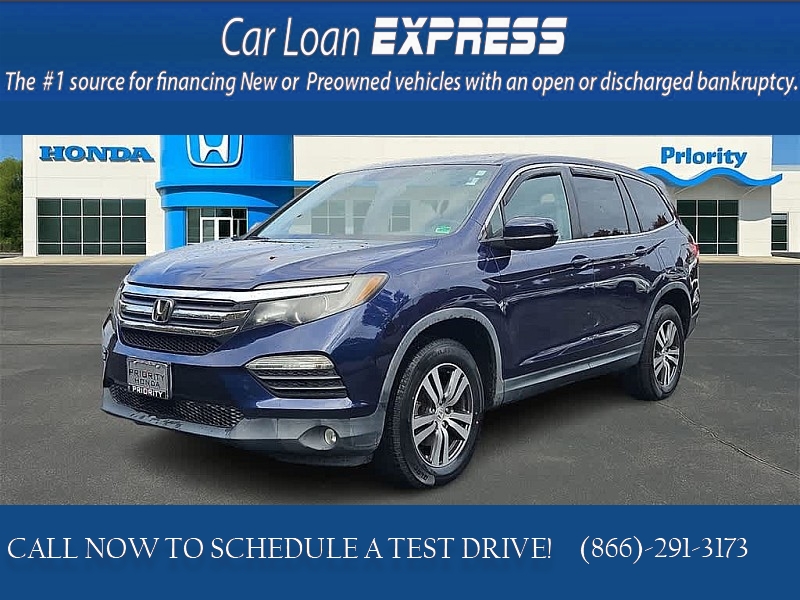 Used 2017  Honda Pilot 4d SUV AWD EX-L w/Nav at CarloanExpress.Com near Hampton, VA