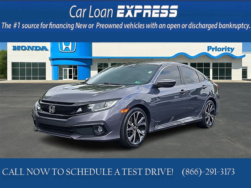 Used 2020  Honda Civic Sedan 4d Sport CVT at CarloanExpress.Com near Hampton, VA