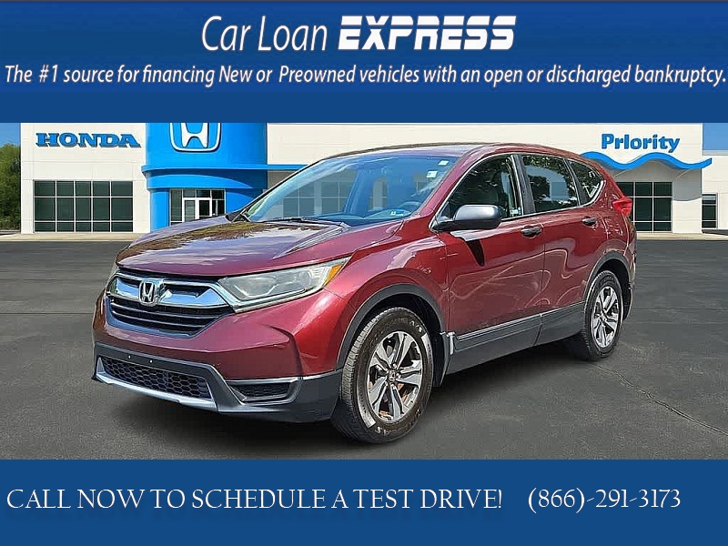 Used 2018  Honda CR-V 4d SUV FWD LX at CarloanExpress&period;Com near Hampton&comma; VA