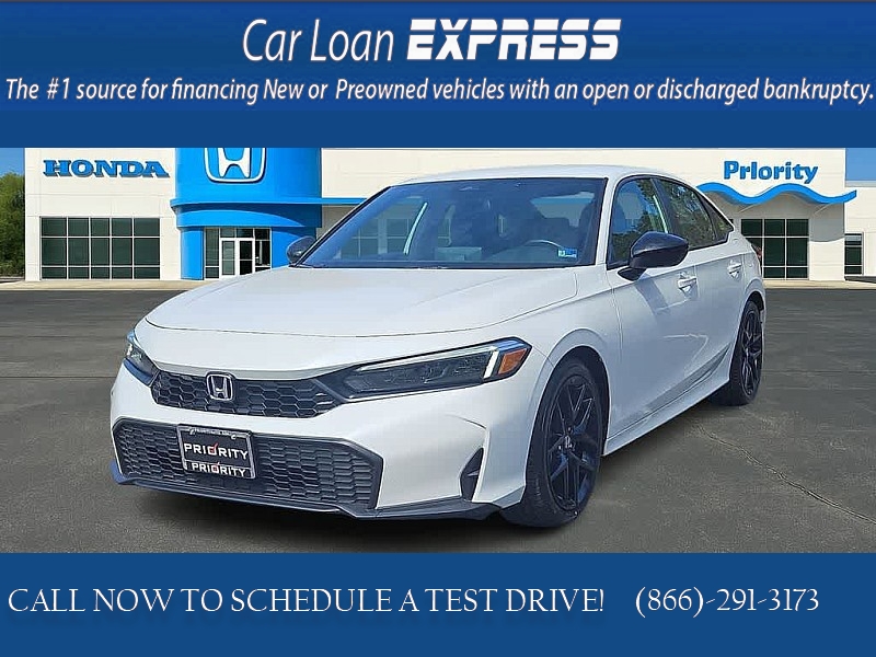 Used 2025  Honda Civic Sedan Sport CVT at CarloanExpress&period;Com near Hampton&comma; VA