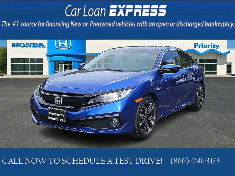Used 2019  Honda Civic Sedan 4d Sport CVT at CarloanExpress&period;Com near Hampton&comma; VA