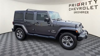 Used 2017  Jeep Wrangler Unlimited 4WD 4dr Sahara at CarloanExpress.Com near Hampton, VA