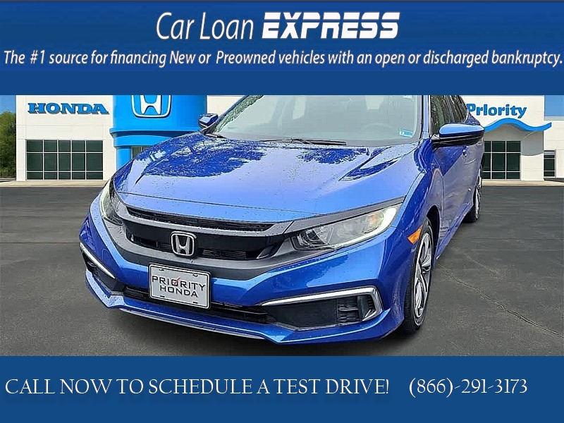 Used 2021  Honda Civic Sedan LX CVT at CarloanExpress&period;Com near Hampton&comma; VA