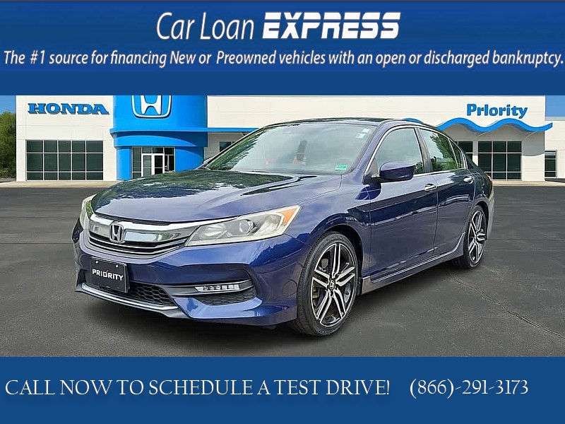 Used 2017  Honda Accord Sedan 4d Sport w&sol;Honda Sensing at CarloanExpress&period;Com near Hampton&comma; VA