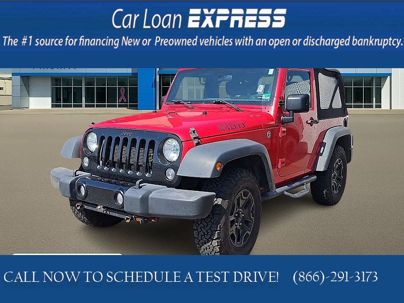 Used 2016  Jeep Wrangler 4WD 2dr Willys Wheeler at CarloanExpress&period;Com near Hampton&comma; VA