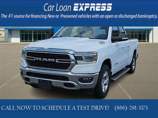 Used 2021  Ram 1500 Big Horn 4x4 Quad Cab 6'4" Box at CarloanExpress.Com near Hampton, VA