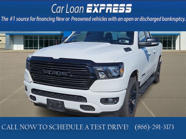 Used 2021  Ram 1500 Big Horn 4x4 Quad Cab 6'4" Box at CarloanExpress.Com near Hampton, VA