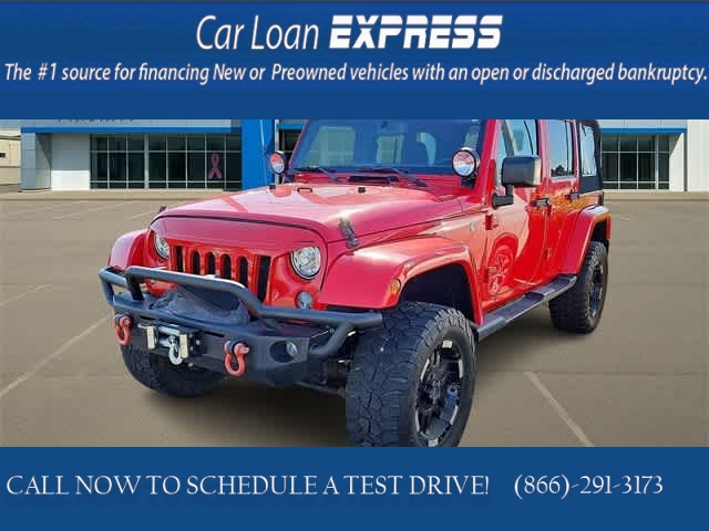 Used 2017  Jeep Wrangler Unlimited Sahara 4x4 at CarloanExpress.Com near Hampton, VA
